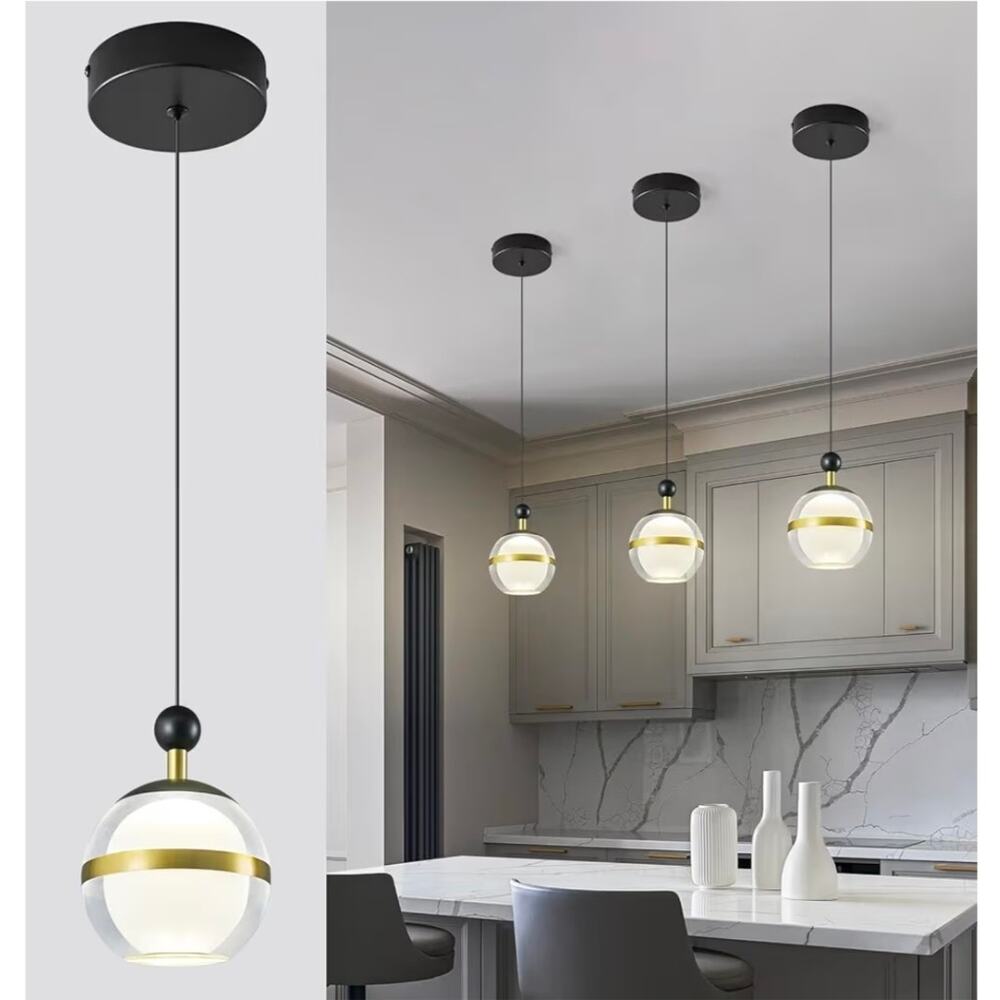 1-Light Modern Pendant Light‎ Globe